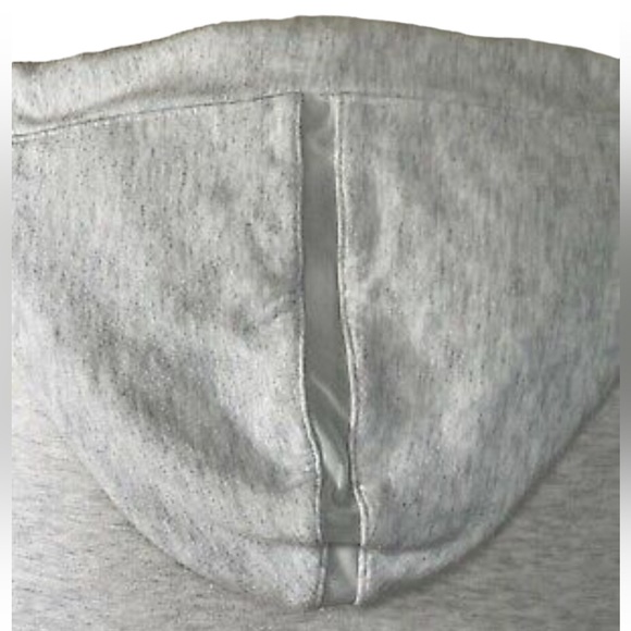 ATHLETA Hoodie Pullover Raglan Long Sleeve Mesh Accents Heather Grey Size XS - Picture 7 of 10
